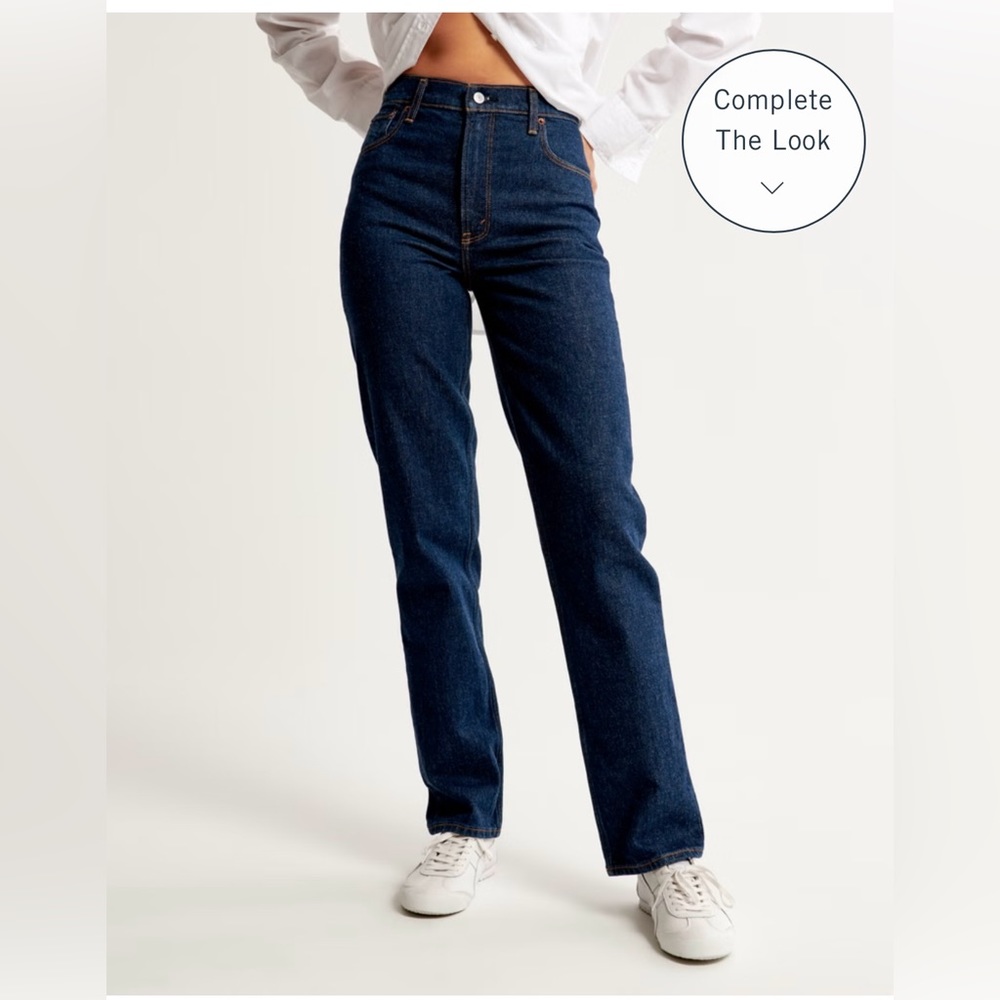👖-NWT- Abercrombie & Fitch-The 90’s Straight Ultra High Rise Jeans